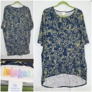 LulaRoe Cadet Blue Minnie Mouse Irma